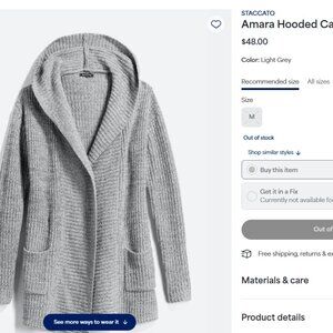 Staccato Amara Hooded Cardigan